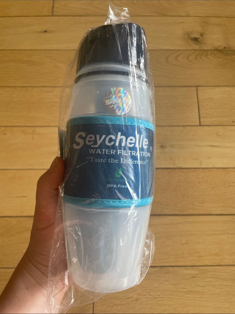 Seychelle Water Filtration Bottle - Teal Accent